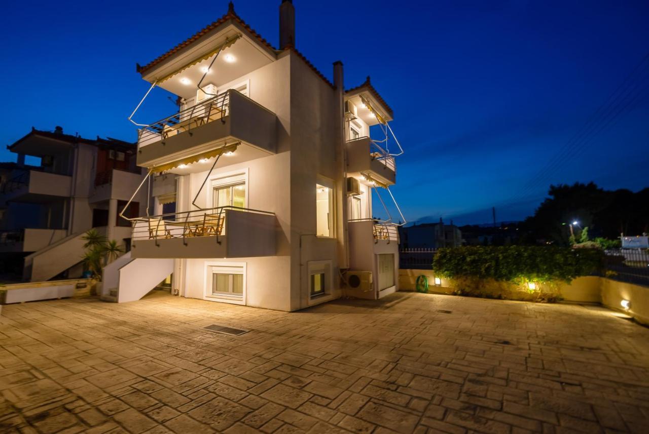 Lemoni Luxury Residence In Front Of The Sea Kechries Exterior foto